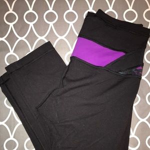 Lululemon reversible high rise crop leggings